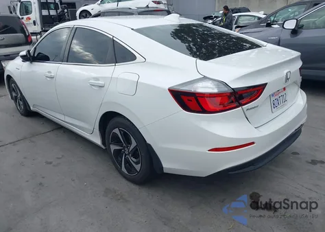 2022 Honda Insight Ex z USA, uszkodzony, nr VIN 19XZE4F57NE010316